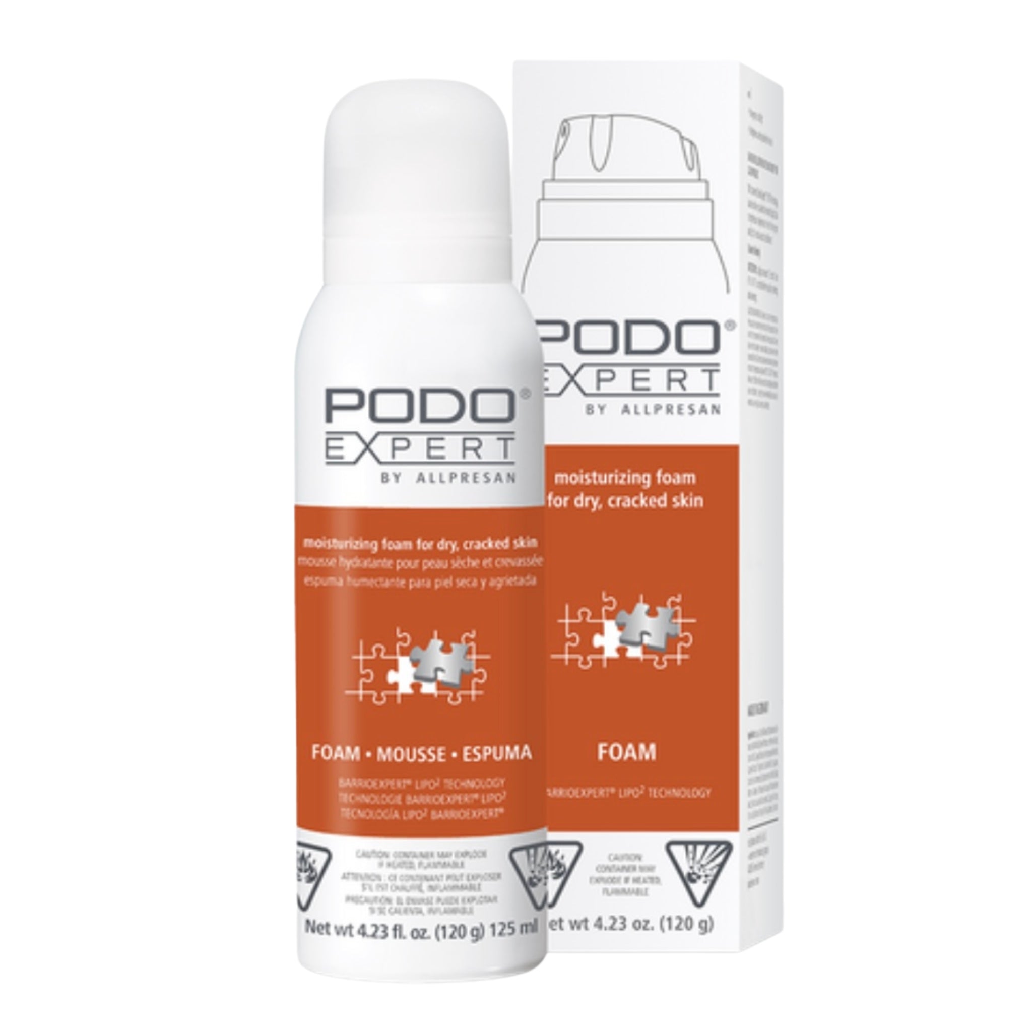 PodoExpert Dry to Cracked Skin Foam